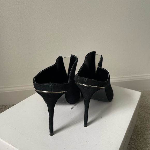 DKNY Dacey Mule Pump Black Clear Women's Office Career Bussines SIze 8 - Picture 5 of 11